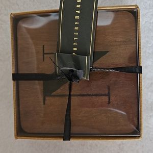 NWT Pottery Barn Set of 4 Coasters with the Initial N